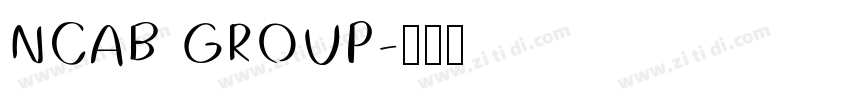 NCAB GROUP字体转换